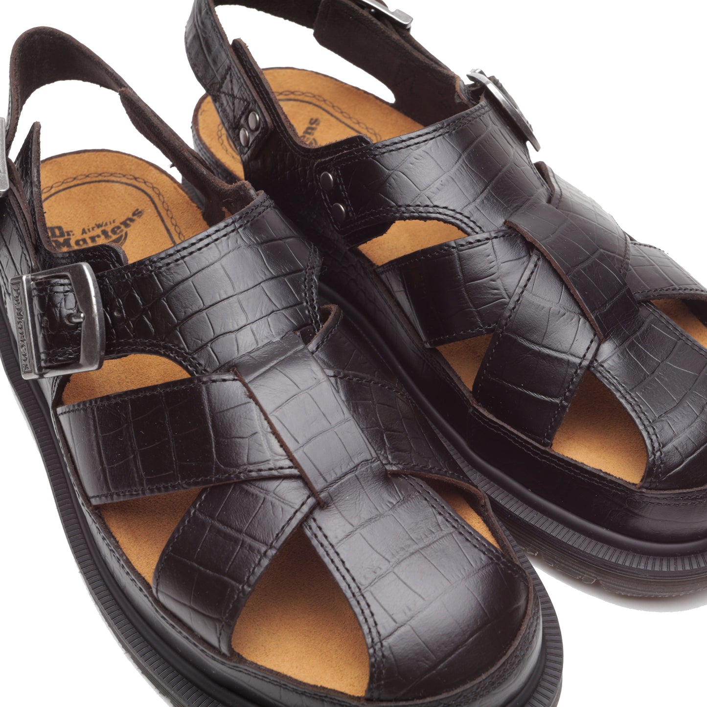 ARCHIVE FISHERMAN SANDALS - CROC EMBOSS