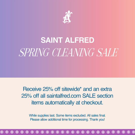 SAINT ALFRED SPRING CLEANING SALE