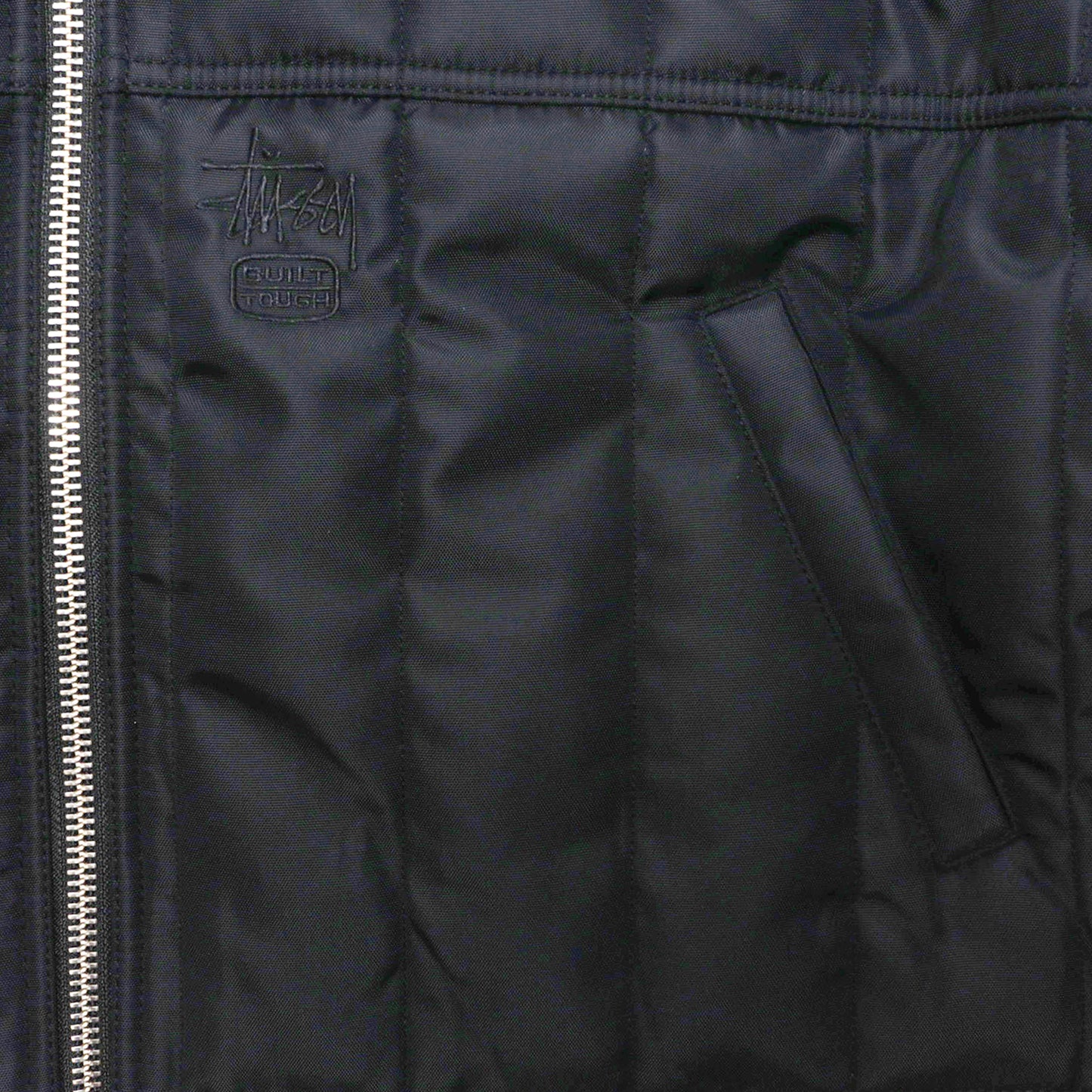 QUILTED NYLON WORK JACKET