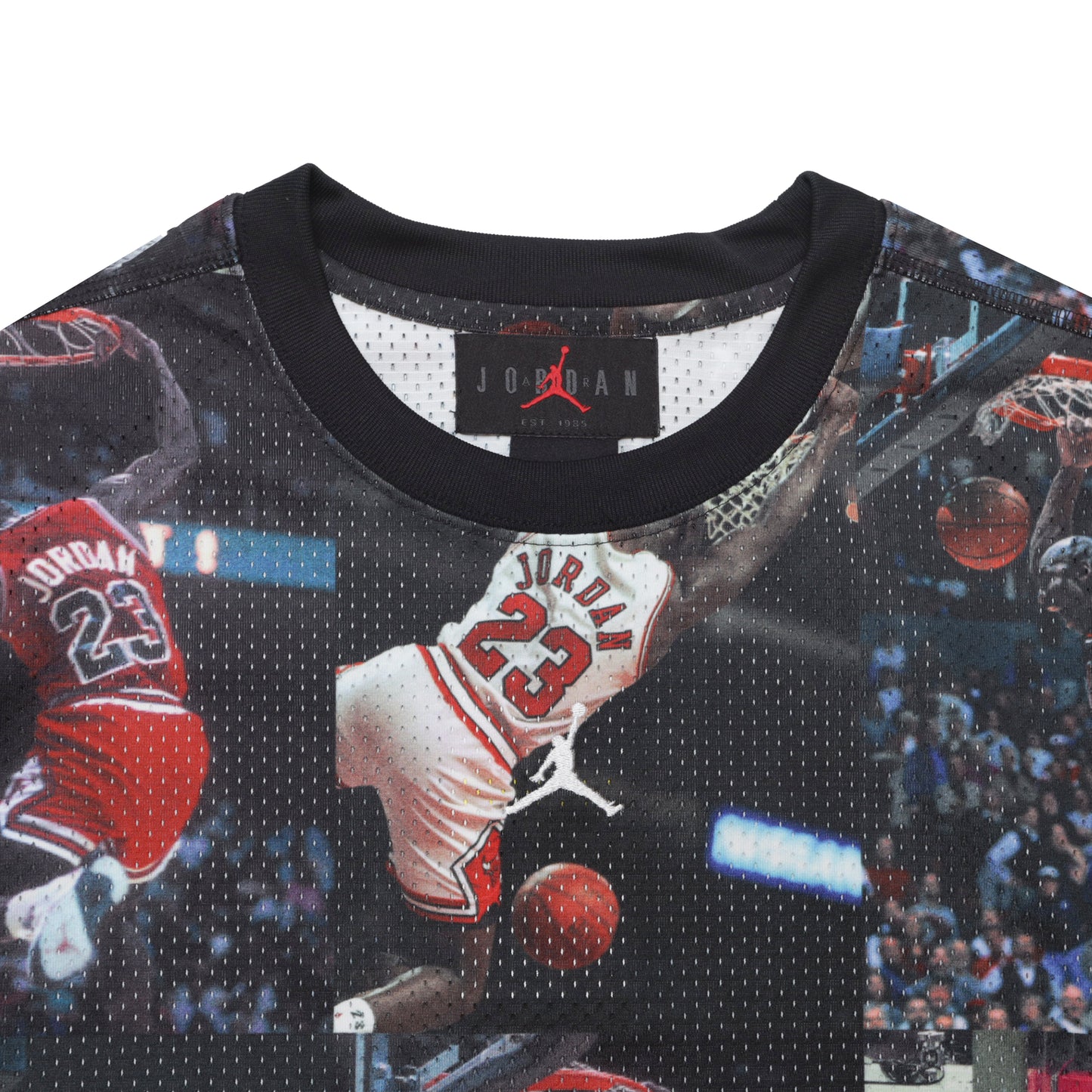 M J FLIGHT ALL-OVER PRINT LS JERSEY