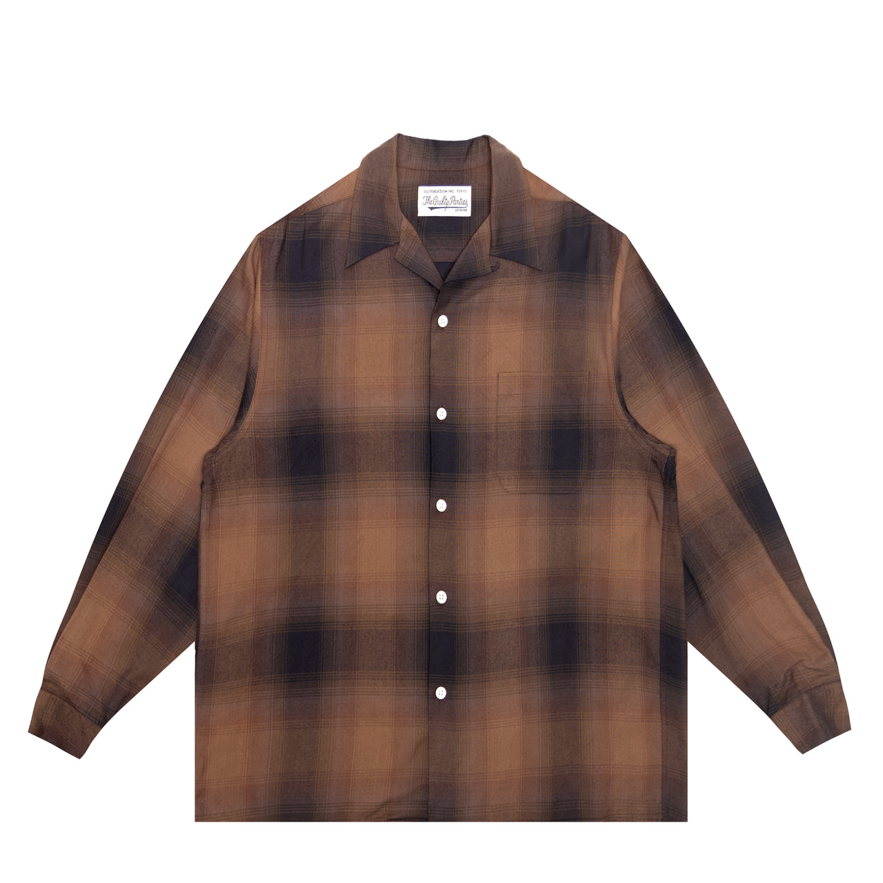 OMBRE CHECK OPEN COLLAR SHIRT L/S – Saint Alfred