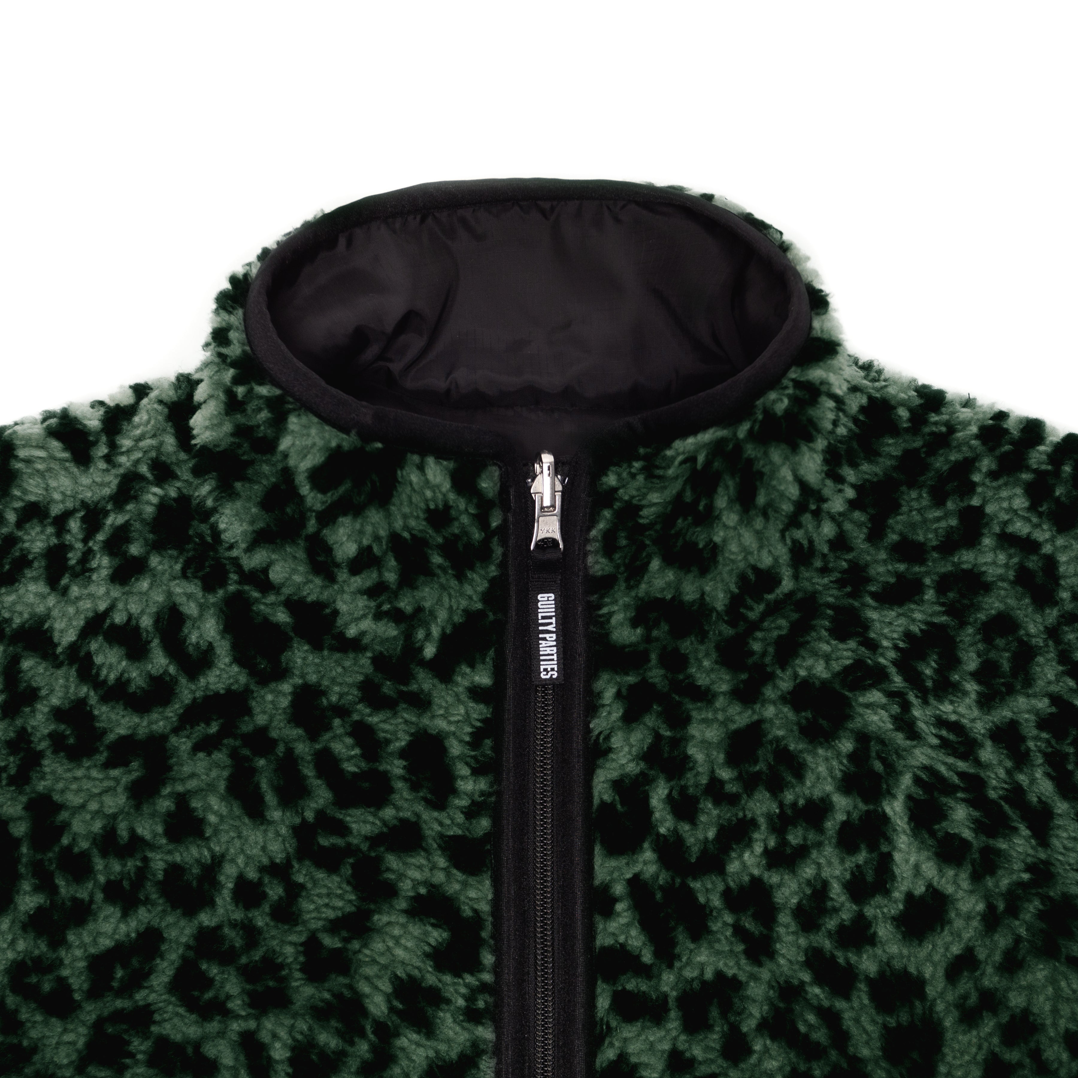 WACKO MARIA LEOPARD BOA TRACK JACKET REVERSIBLE LEOPARD BOA