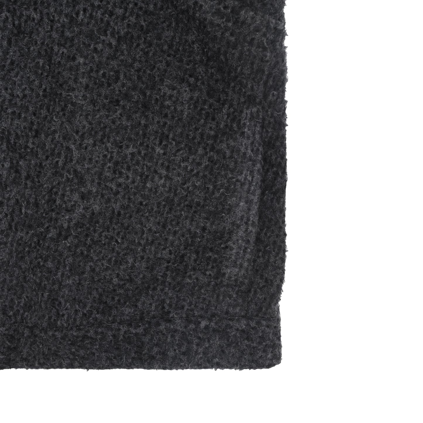 BRUSHED WOOL ZIP SHORT JACKET