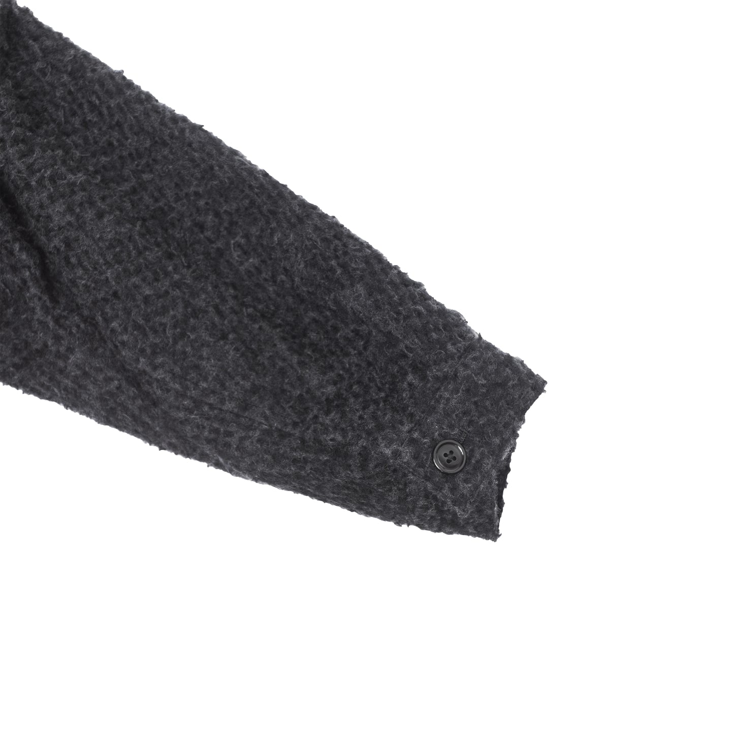 BRUSHED WOOL ZIP SHORT JACKET