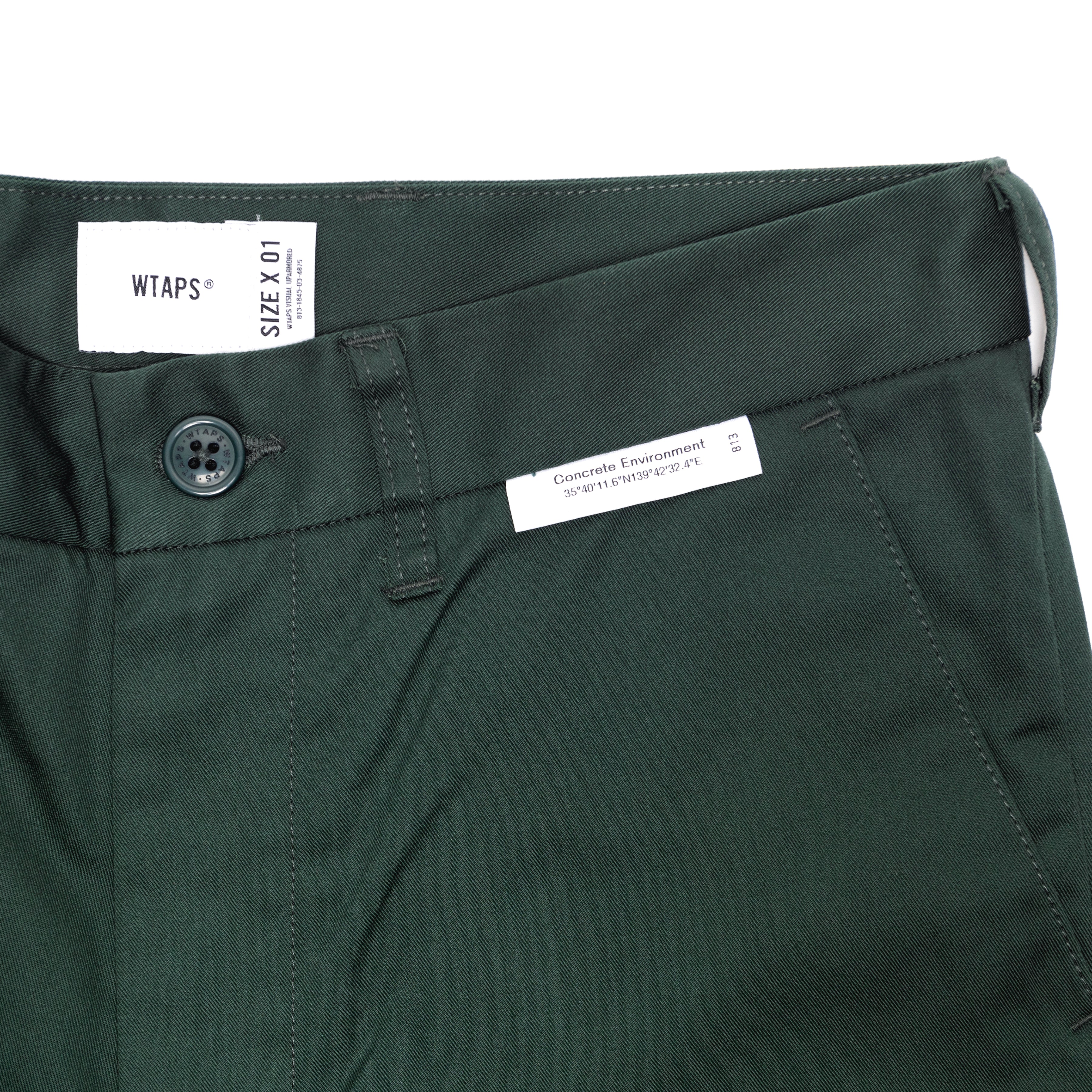 wtaps 24ss WRKT2001 パンツ green M WTAPS WRKT2001/TROUSERS/CTPL.TWILL