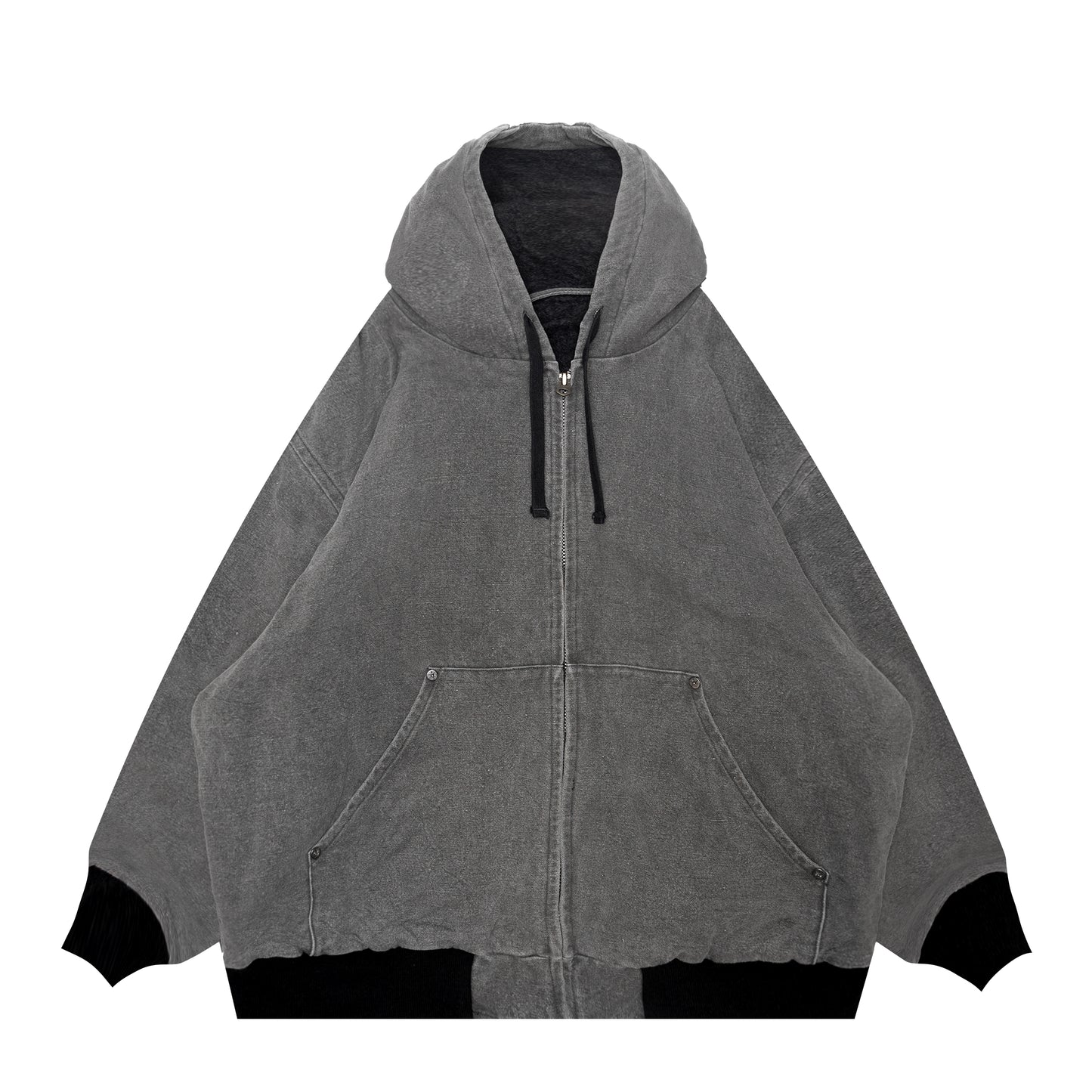 COTTON HEMP HOODY JACKET