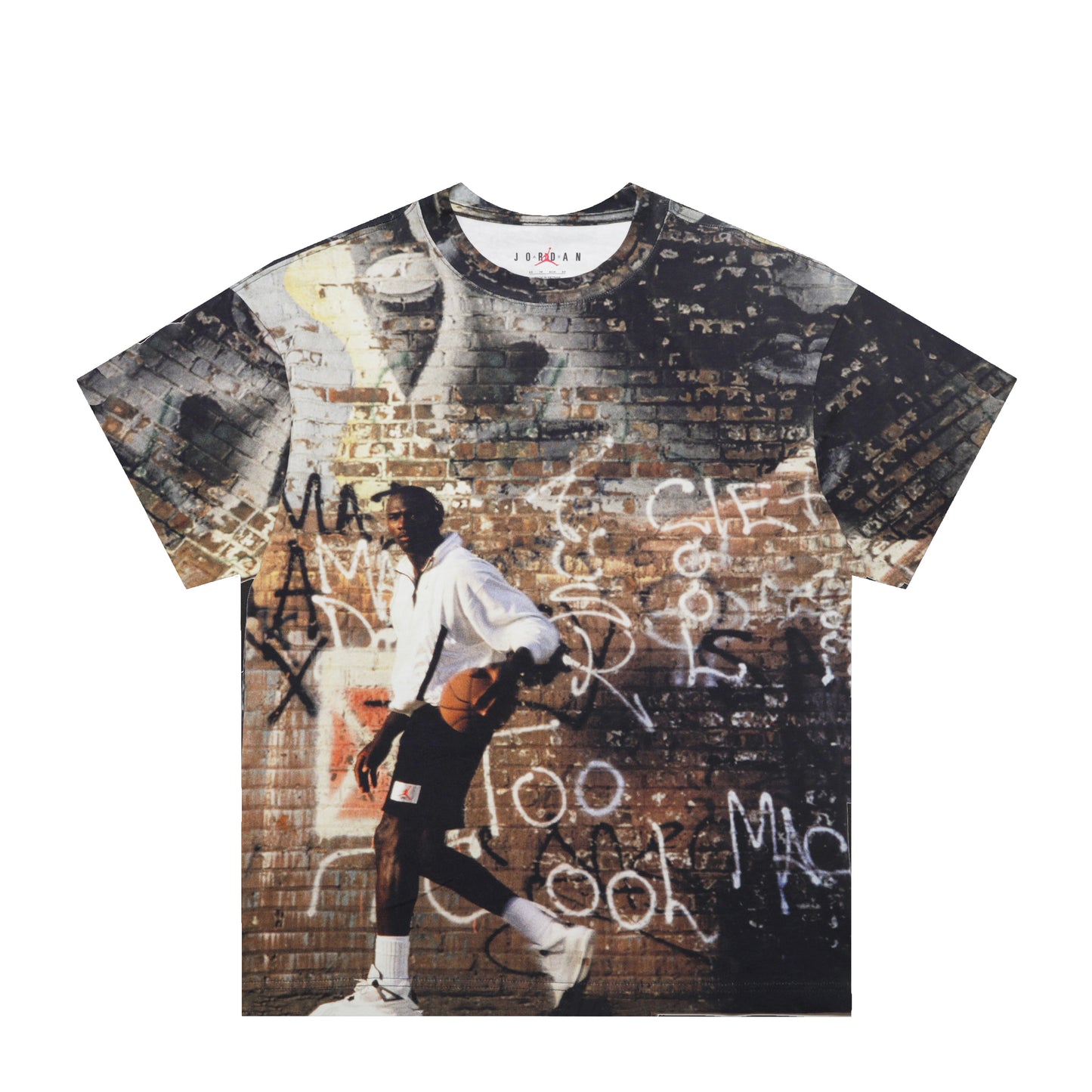 M J AIR JORDAN WORDMARK 85 AOP SS CREW TEE / STEPHEN WILKES