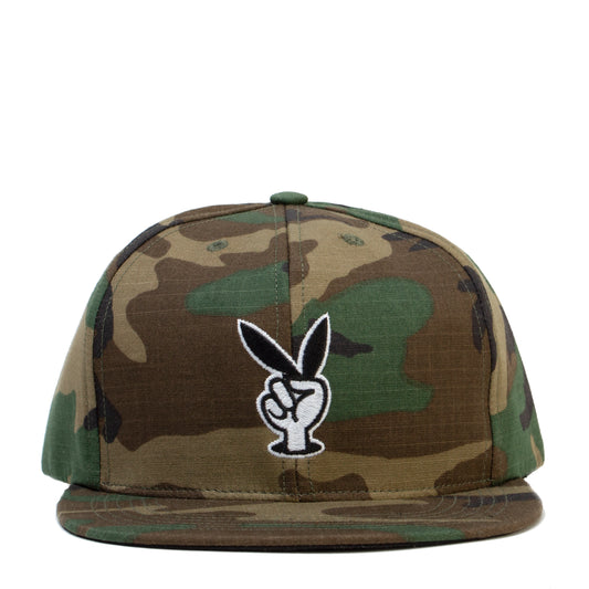 PEACE OUT SNAPBACK CAP MADE IN USA